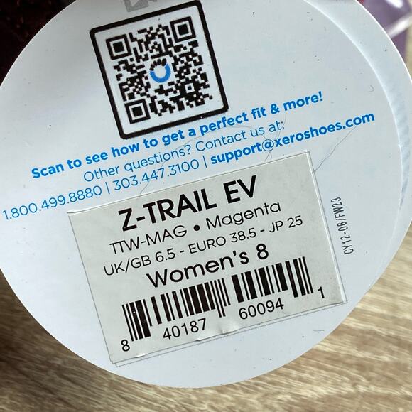 Xero Shoes Z-Trail EV Sandals Women's Size 8 Magenta Barefoot Trail Hiking - Picture 8 of 8